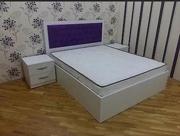 taxt demir: İkinəfərlik, Bazasız, Pulsuz matras, Siyirməsiz, Türkiyə, Mat laminat — 1