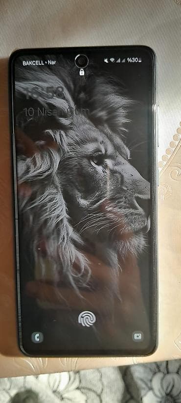 samsung televizor: Samsung Galaxy A52, 128 GB, rəng - Göy, Barmaq izi — 3