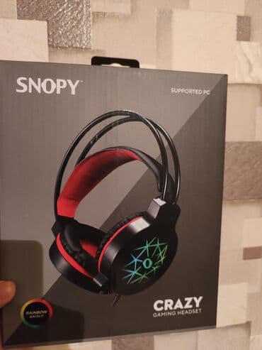 gaming qulaqliq: Snopy SN-GX7 qulağlığı heçbir problemi yoxdur.Qutusu,kitabçası hər — 1