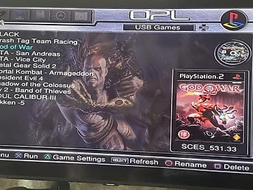 Sony PlayStation 2 Slim (SCPH seriyası) oyun konsolu Xüsusiyyətlər: - — 4