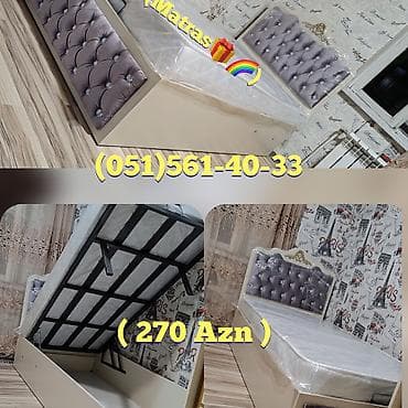 Təknəfərlik çarpayı, Bazalı, Matras ilə