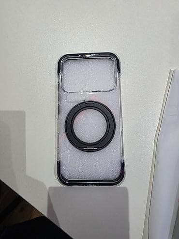 baseus telefon tutacağı: Xiaomi 17 pro üçün Şəffaf qoruyucu telefon qabı – halqa/stand — 2