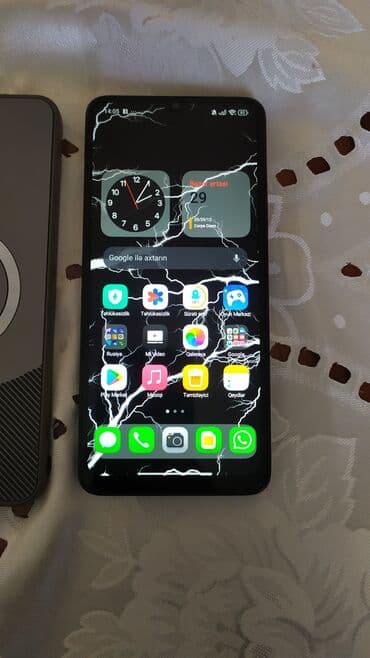 en ucuz oyun konsolları: Redmi 13C, 128 GB, rəng - Qara, Barmaq izi — 8