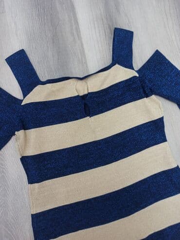 женская синяя рубашка: Рубашки и блузы — 1