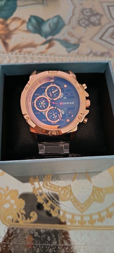 qiz ucun don: Yeni, Qol saatı, Forrad, rəng - Qızılı — 2