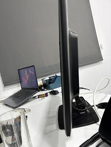 android manitorlar: HP ProDisplay P221 LED Monitor (+ HDMI Adapter Hədiyyə) -Ekran: 21.5 — 4