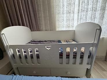 intex matras: Oğlan və qız üçün, İşlənmiş, Dördbucaq, Beşik, Dəstsiz, Matras ilə, Yellənmə mexanizmsiz — 3