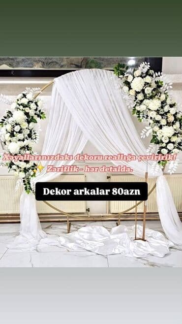 ucuz tül perde: Dekorlar 80azn — 3