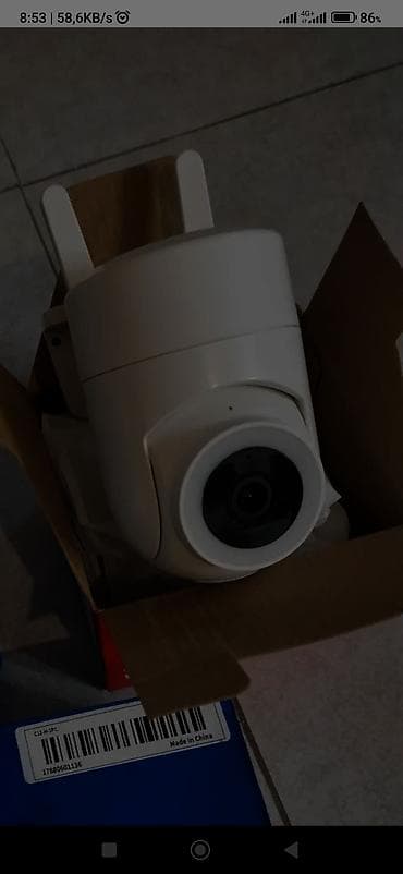 resmi 10 s: Wifi kamera Yeni qutuda su kecirmez.telfona bildirim gonderir — 2