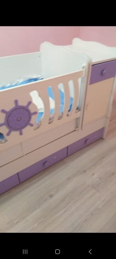 oğlan tortu: Oğlan və qız üçün, Dördbucaq, Beşik, Dəst ilə, Matrassız, Yellənmə mexanizmsiz — 2