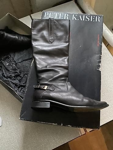 Botinka və botilyonlar: Çəkmə, Ölçü: 36, rəng - Qara, İşlənmiş — 1