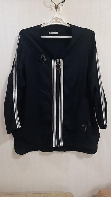 yun corablar: Sementa qadın üst geyimi – 3XL - Rəng: qara - Model: ön hissədə tam — 1