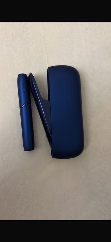 smok novo: IQOS elektron tütün qızdırma cihazı – tünd mavi rəng. HEETS-le isleyir — 1