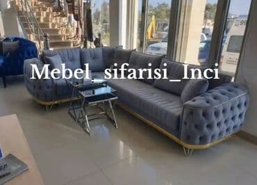 mebilər: Künc divan, Yeni, Açılan, Bazalı, Parça, Şəhərdaxili pulsuz çatdırılma — 1