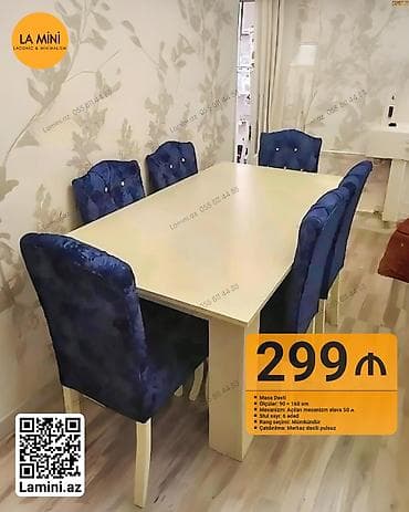 metbex stol ve stullari: Açılan, 6 stul — 1