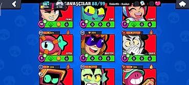 coin: Brawl Stars hesabı – yüksək səviyyəli və zəngin kontent - Kupa — 5