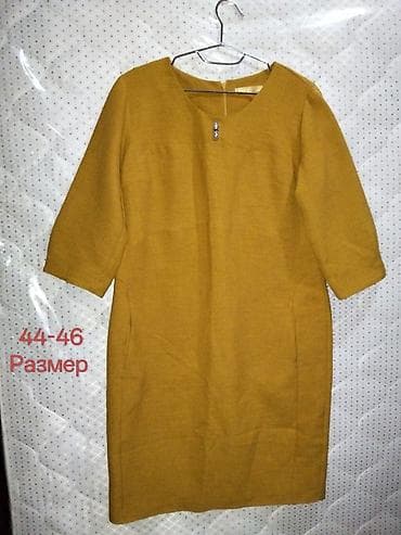 Повседневное платье, Миди, L — 1