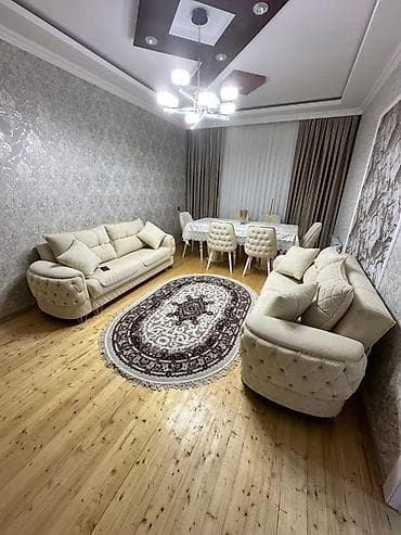 stular: 2 ədəd divan satıllr - Divanlar: krem rəngli, yumşaq toxumalı parça — 2