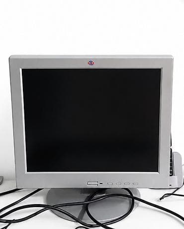 processor core i7: LCD kompüter monitoru - Ekran tipi: düz LCD panel - Korpusu: gümüşü — 1