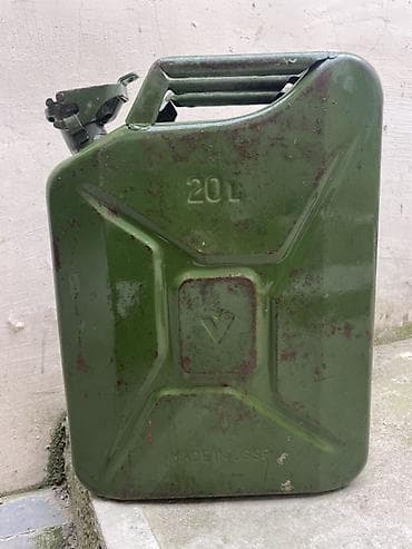 Nəqliyyat: Məhsul: Metaldan benzin/dizel bidonu (jerrycan) Xüsusiyyətlər: - — 2