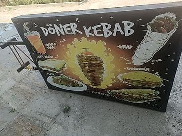 Məhsul: “Döner Kebab” işıqlandırılan vitrin lövhəsi 2 tərefide — 6