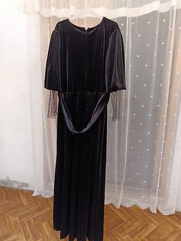 Женская одежда: Brend: MAARA Model: Uzun ziyafət/gecə geyimi - Rəng: qara büllur - — 3