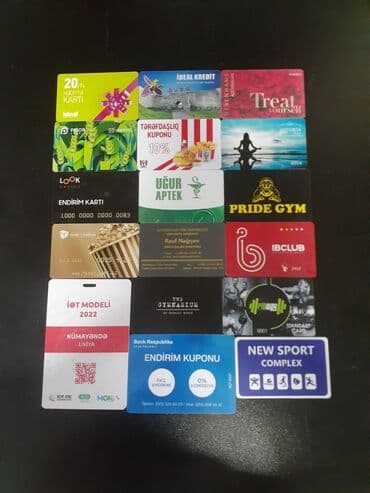 Müxtəlif mağaza və xidmət mərkəzlərində istifadə oluna bilən endirim