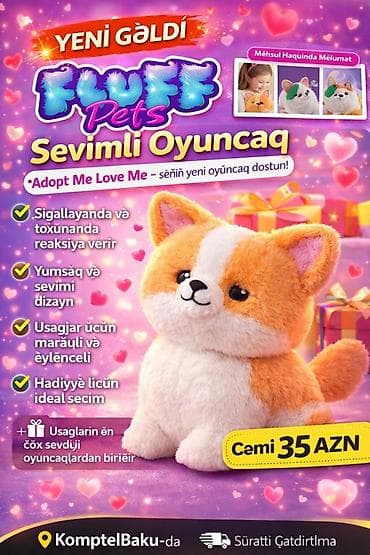 Fluff Pets – interaktiv sevimli oyuncağ • “Adopt Me Love Me” seriyası — 1