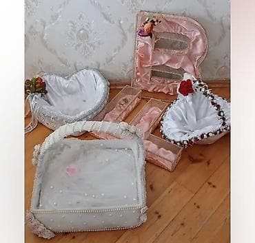 ramazan dekorları: Toy-nişan aksesuar dəsti hər biri ayrı ayrı satilir - Zərif dekorlu — 1