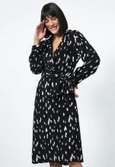 elbiseler: Qadın geyimi – naxışlı midi don - Model: Qoltuqaltıdan bağlamalı — 1