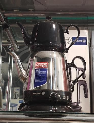Samovar elektrik çaydan çaynik caydan caynik Korkmaz Turk istehsali
