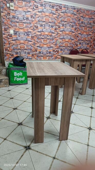 yazi stulu: Mətbəx masası, Açılmayan, Laminat, Kvadrat masa — 4