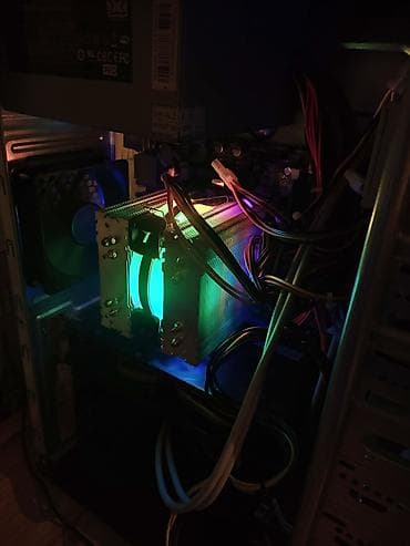nvidia geforce gtx 1060 3gb: Süper vəziyətdə 3pin tower cpu cooler RGB ışıqlı yaxşı termopasda ile — 4