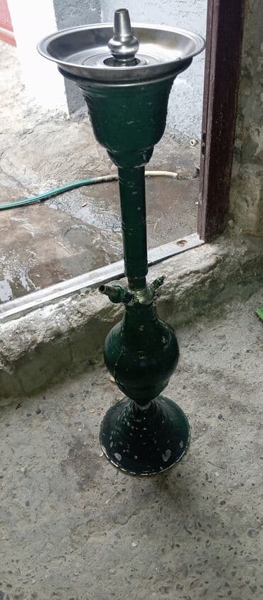 çaşqa qəlyan: Nargilə gövdəsi və kömür lövhəsi - Material: metal gövdə, paslanmaz — 2