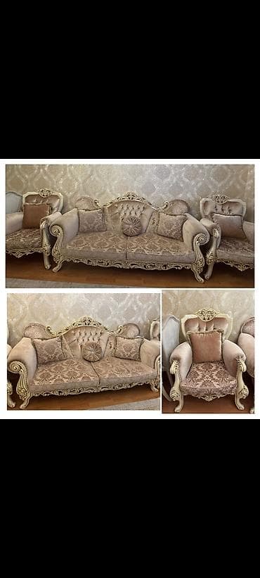 İşlənmiş, Divan, 2 kreslo