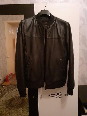 dəri kurtka kişi: Gencede satilir Quzu derisinen Natural koja kurtka Urban Moskvadan — 4