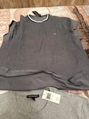 длинные мужские футболки: Мужская футболка, Michael Kors, 2XL, цвет - Белый — 3