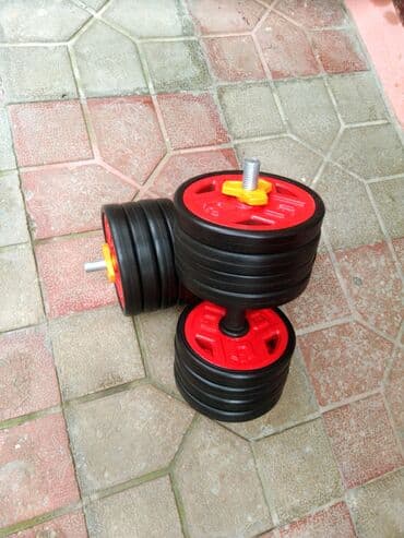 velosiped işlənmiş: Çuqun Qantel 40 kg🔺 Qantelin çox gözəl görünüşü var. Daşları çuqundur — 5