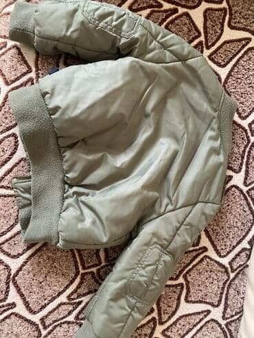 mekteb şalvarı: Uşaq üçün bomber şalvar tipli gödəkçə - Rəng: zeytun-yaşıl (khaki) - — 3