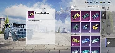 Avadanlığın icarəsi: * 62 level * 855 UC * 88 silah skini * 10 upgrade (yüksəldilə bilən) — 4