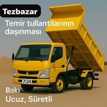 самовывоз строительного мусора: Təmir tullantılarının daşınması xidməti təklif olunur. Bu xidmət — 2