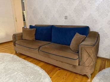 ткань для дивана: Divan, Açılmayan, Bazasız, Parça, Çatdırılma yoxdur — 1