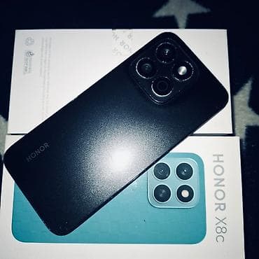 планшет в баку: Honor X8c, 256 ГБ, цвет - Черный, Отпечаток пальца — 2