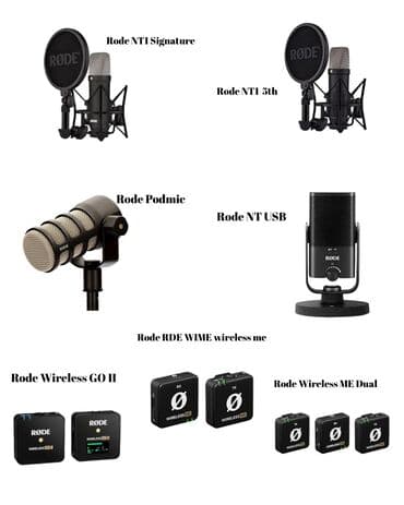 Musiqi alətləri: Yeni Simsiz (Bluetooth), Simli Mikrofon Rode — 1