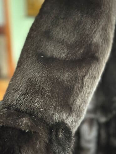 ziyafət geyim: Kürk, rəng - Qara — 7