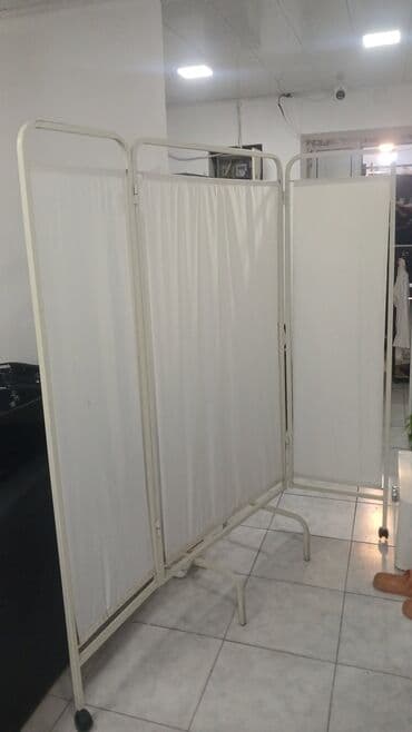 3 bölməli tibbi paravan tibbi,salon və ya kasmetoloji arakəsmə -