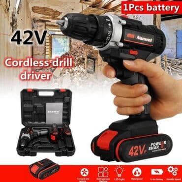 drel işlənmiş: Yeni Sadə drel Akkumulatorlu, Rayonlara çatdırılma, Ünvandan götürmə, Ödənişli çatdırılma, Kredit yoxdur — 1