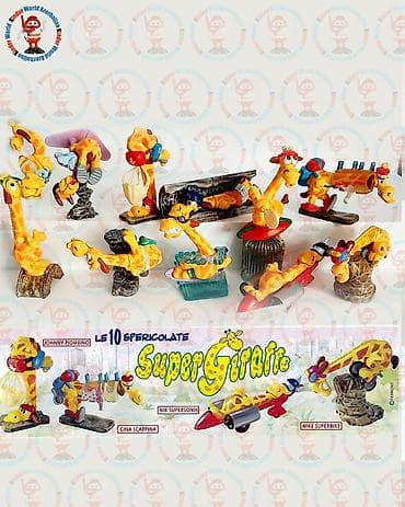 stich oyuncaq: Məhsul: Kinder sürpriz seriyası – “Le 10 Spericolate Super Giraffe” — 1