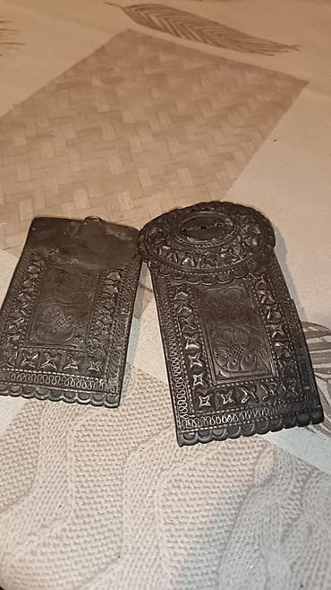 Qol saatları və aksesuarlar: Məhsul: Əl işı gümüşü görünümlü bəzək dəsti – kəmər toka hissələri və — 4