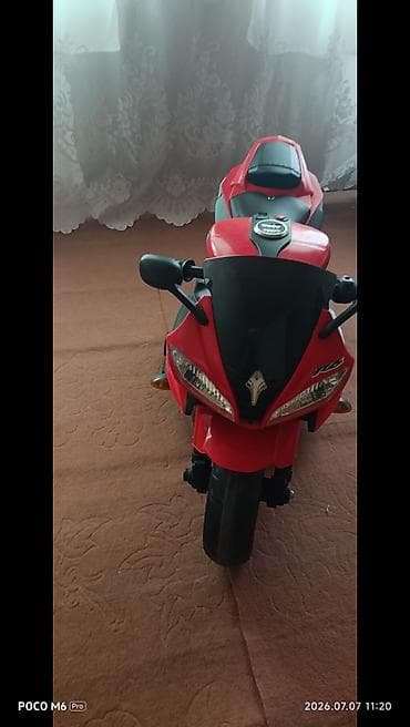 oyuncaq gitara: Uşaq elektrik motosikleti – sport üslubunda, qırmızı rəng — 1
